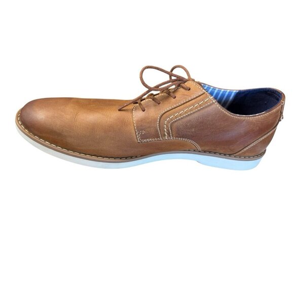 Sperry Mens Newman Oxford Plain Toe Dress Shoes~Size 13M~British Tan Topsiders - Picture 8 of 12